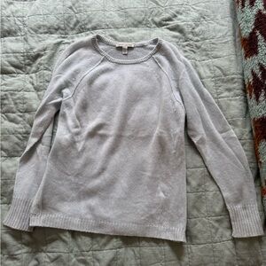 Autumn Cashmere Light Blue Crew Neck Sweater